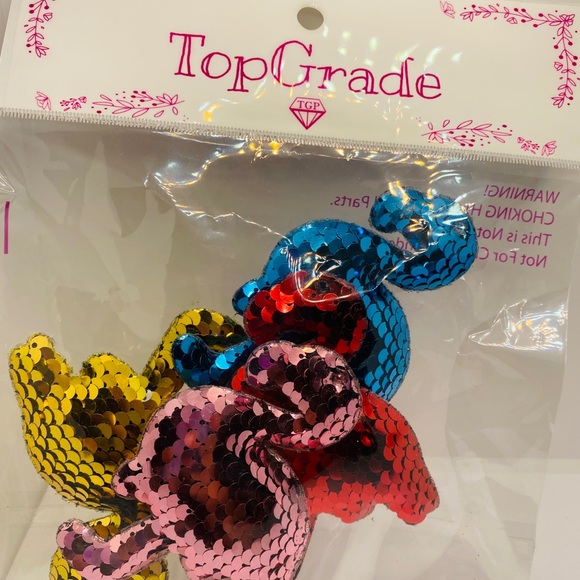 ORNAMENTS FLAMINGOS 🦩 SEQUINS!!!  4 TOTAL - Picture 11 of 14